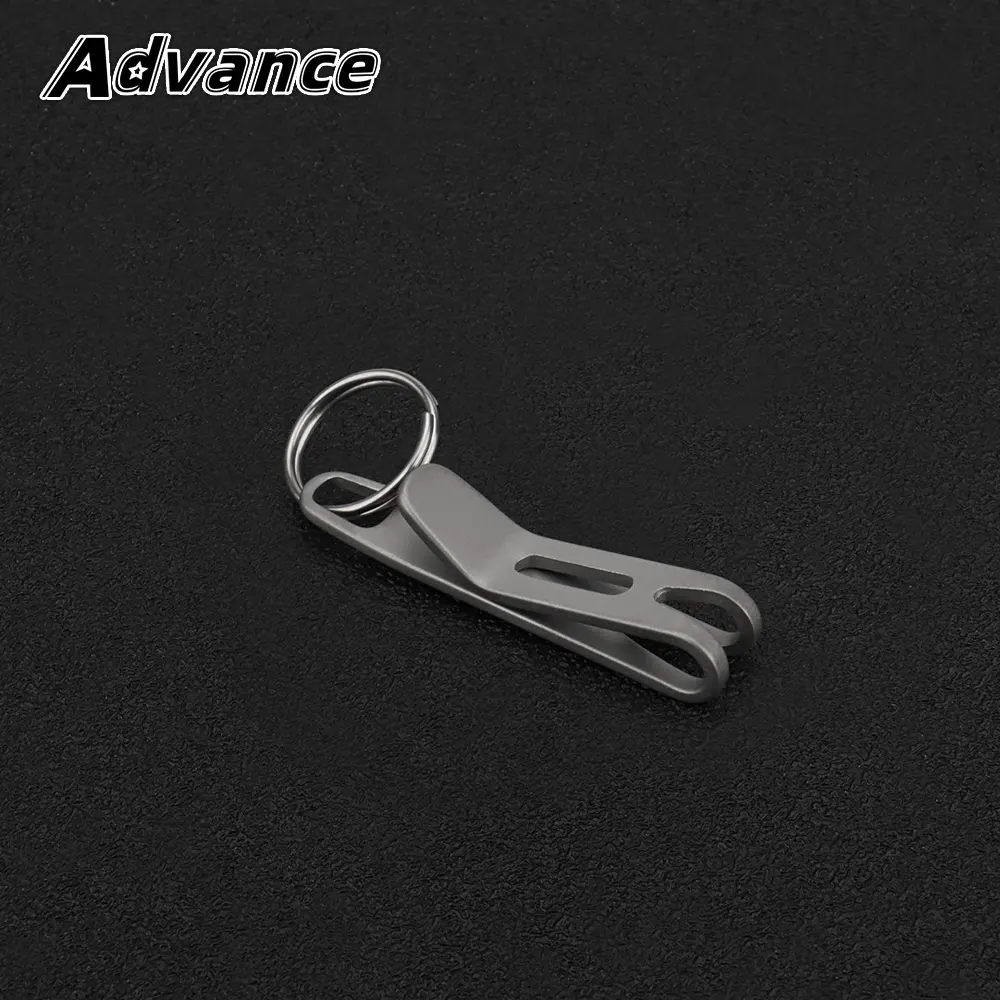 5pcs/3pcs Wholesale Titanium Clasp Key Chain Accessories Outdoor EDC Tool Titanium Buckle Hook