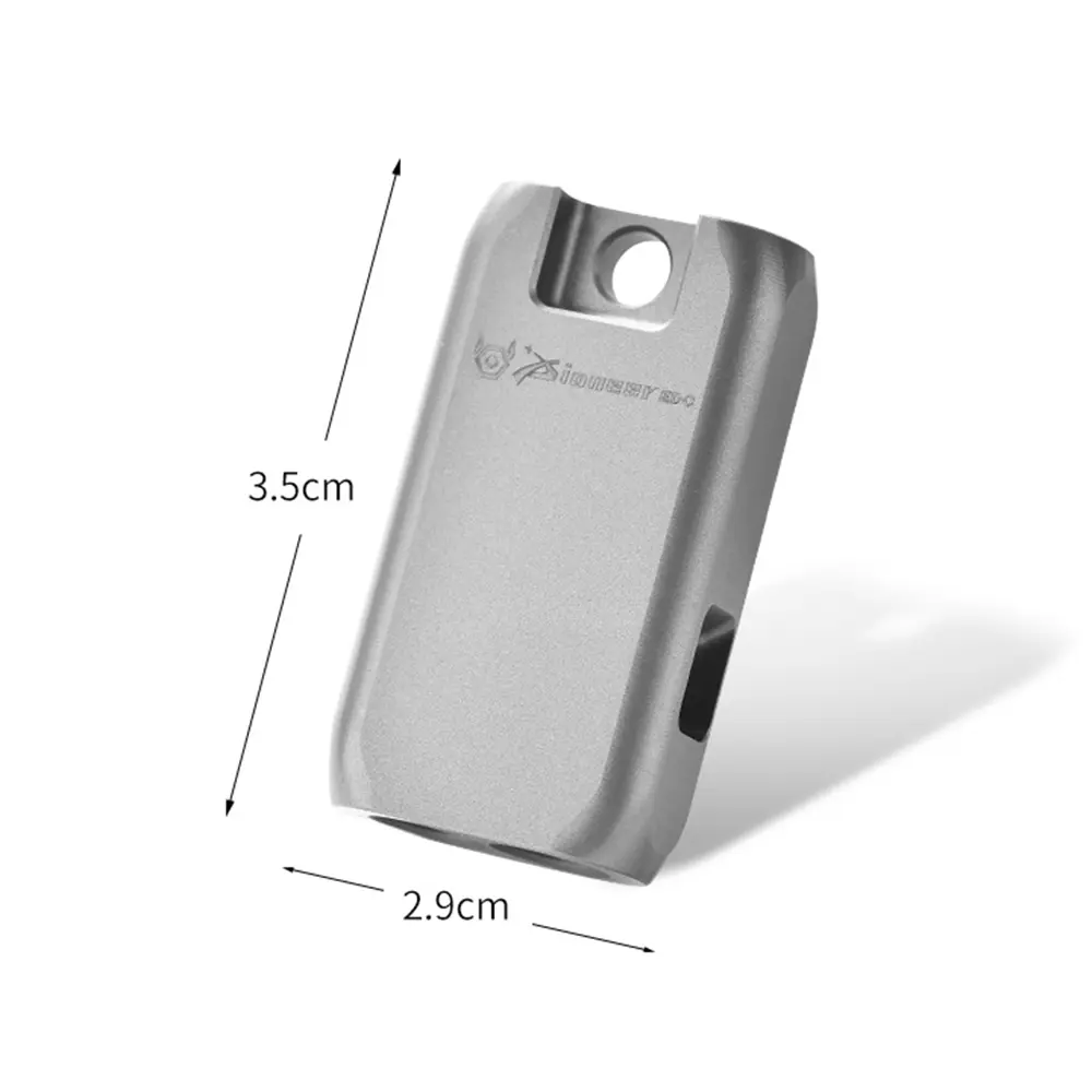 Titanium Alloy Whistle Training Whistle Outdoor Small Tool EDC Camping Hiking