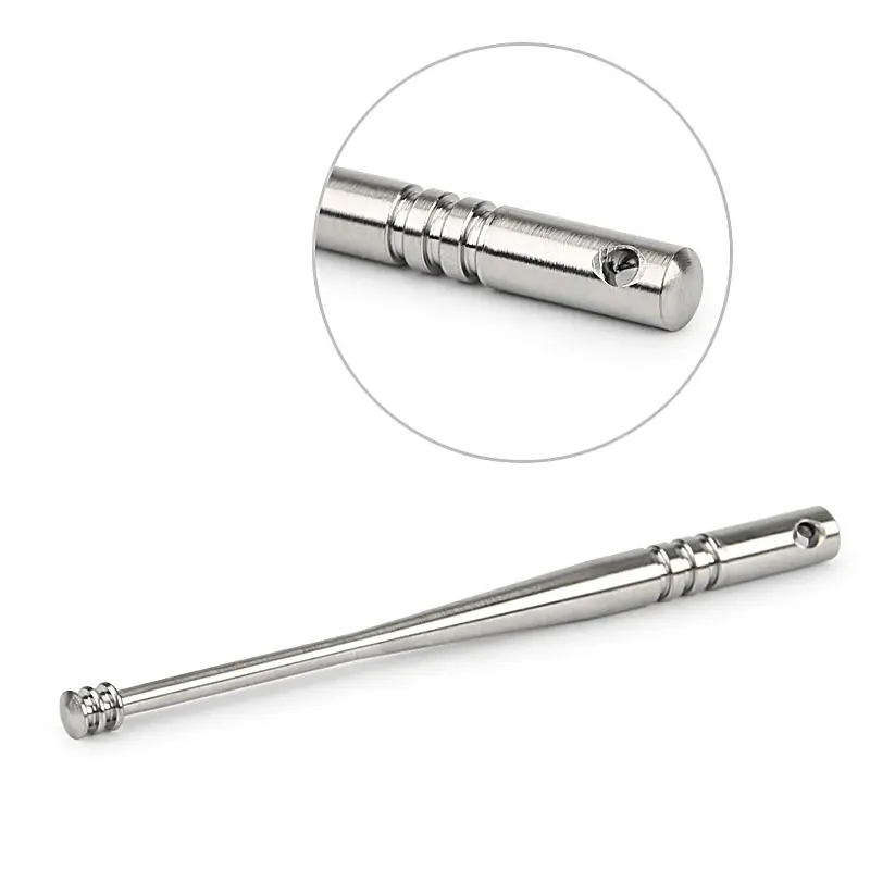 2pcs/set Titanium Toothpick Earpick Set Titanium Ear Spoon Outdoor Pocket Tool Multifunctional