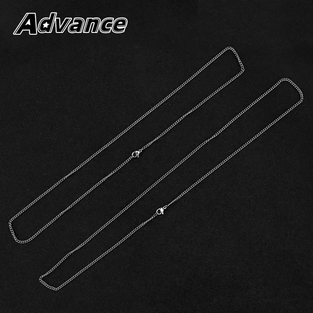 Titanium Alloy Chain Pendant Accessories Twist Chain Necklace Light Weight for Outdoor Use