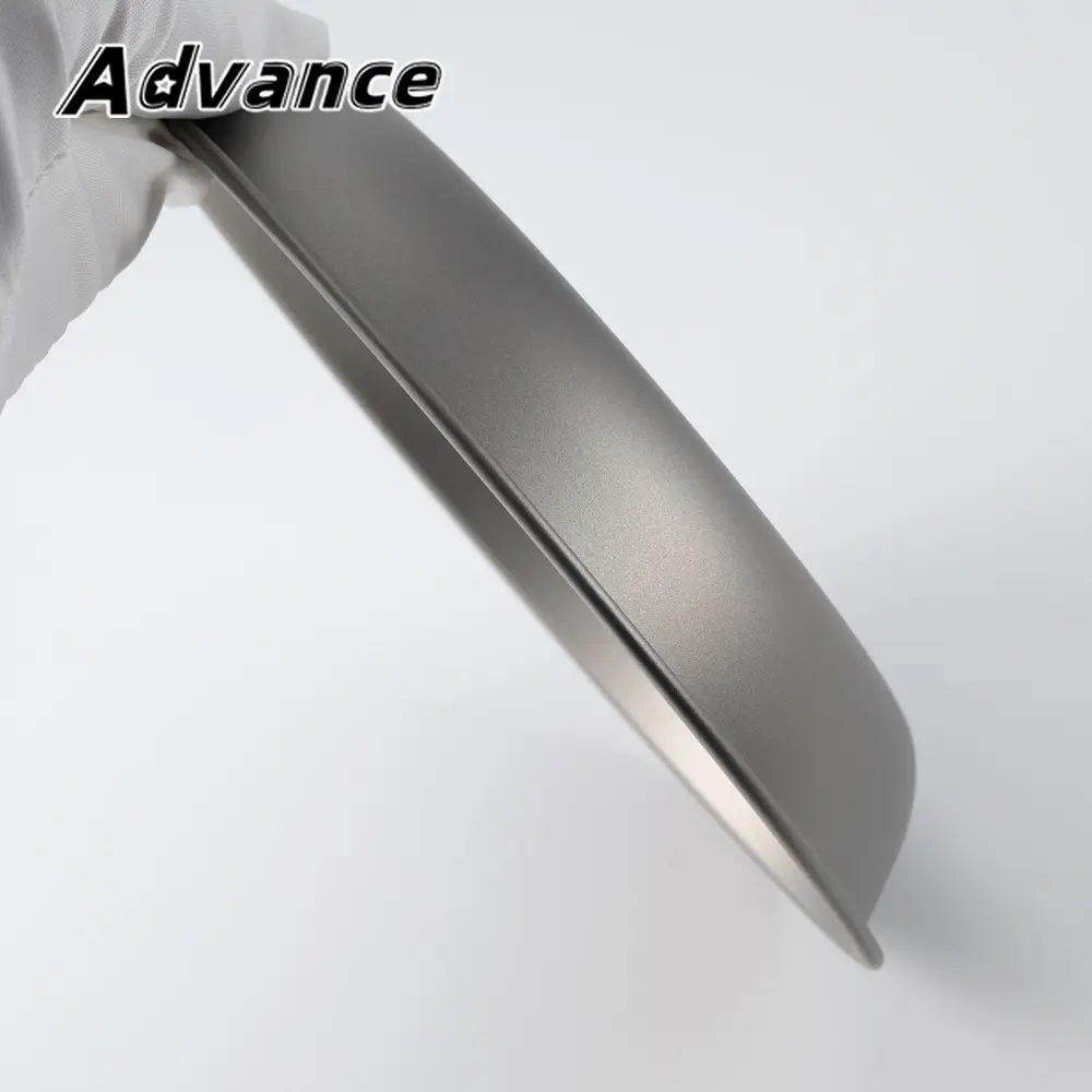 Small Titanium Dish Plate Outdoor Camping Picnic Bowl Tableware Titanium Round Plate Bowl