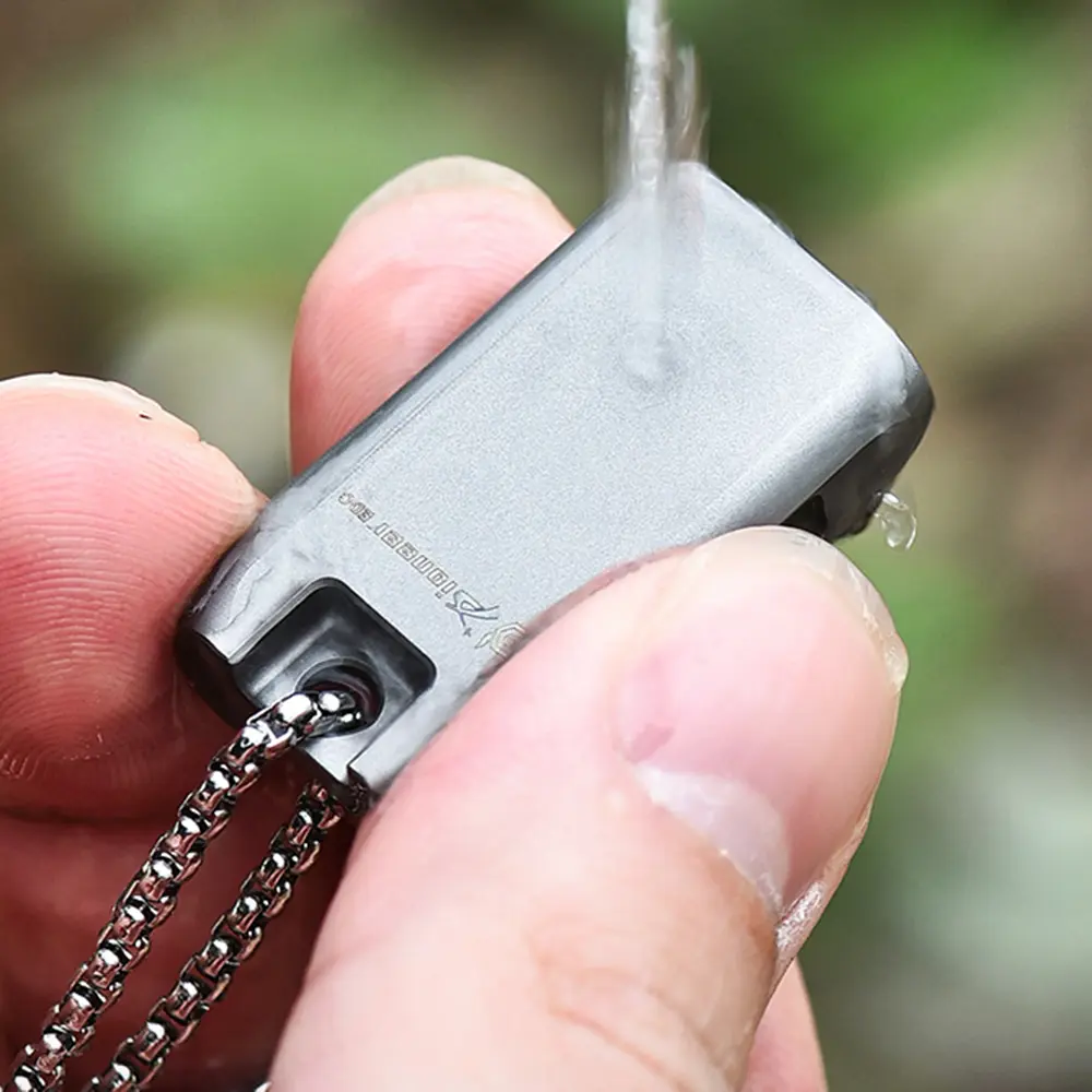 Titanium Alloy Whistle Training Whistle Outdoor Small Tool EDC Camping Hiking