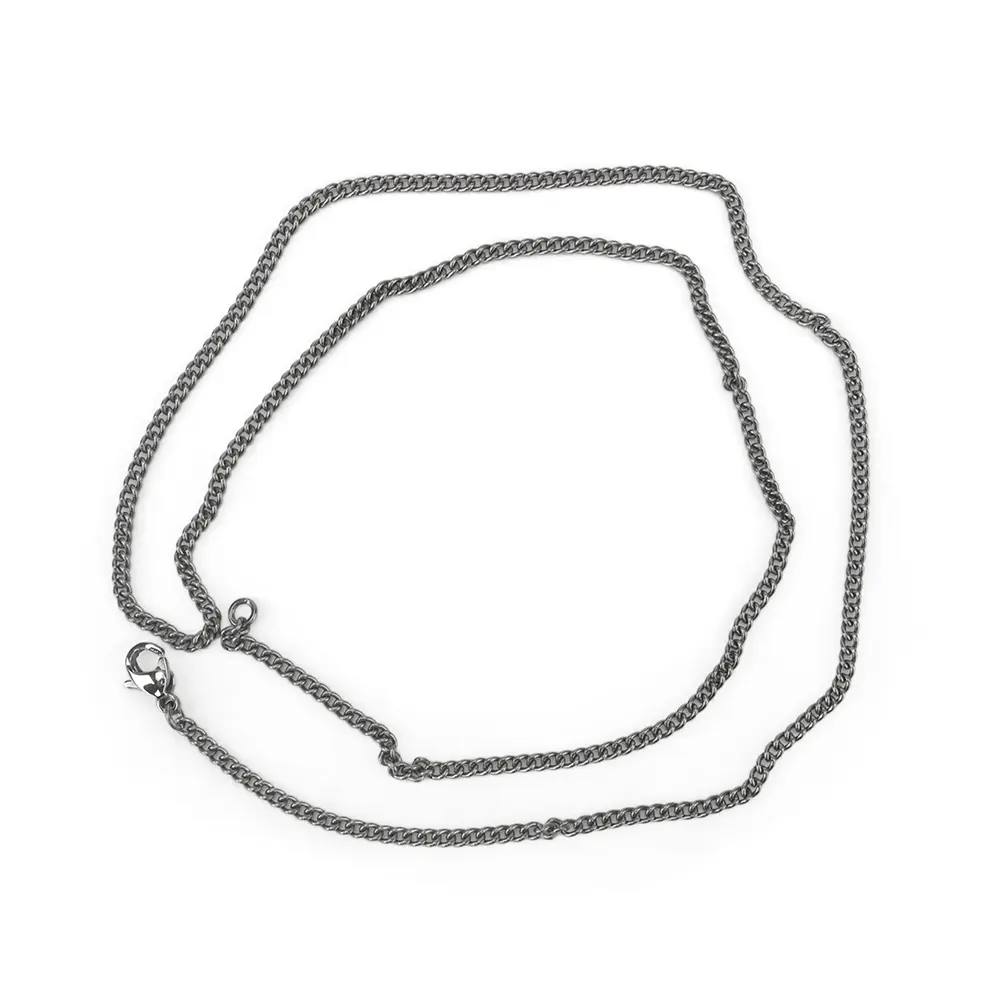 Titanium Alloy Chain Pendant Accessories Twist Chain Necklace Light Weight for Outdoor Use