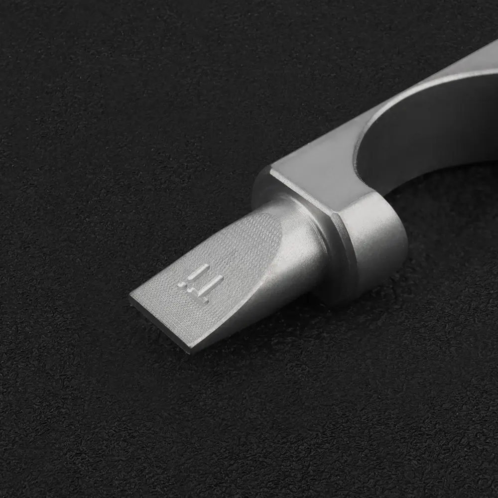 Titanium Alloy Screwdriver Head Bottle Opener Cross Shaped Pocket Multi Tool Outdoor