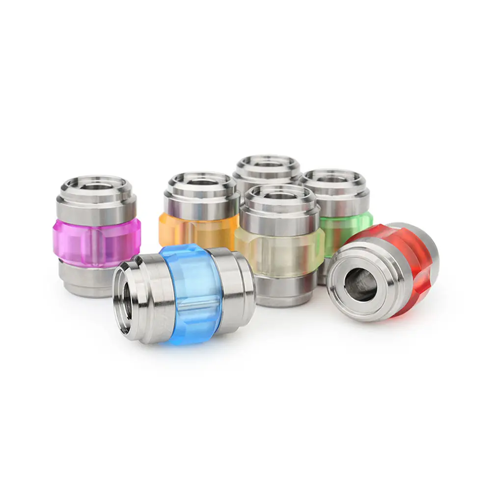 Titanium Alloy Resin Candy Color Knife Bead Paracord Pendant DIY Flashlight Umbrella Rope Anti-lost Beads