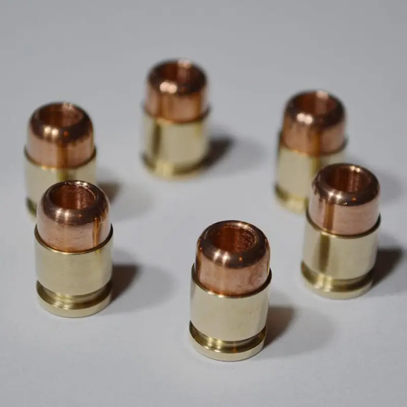 Brass Small Fat Paracord Beads Umbrella Rope Bead Outdoor Gadgets Pendant