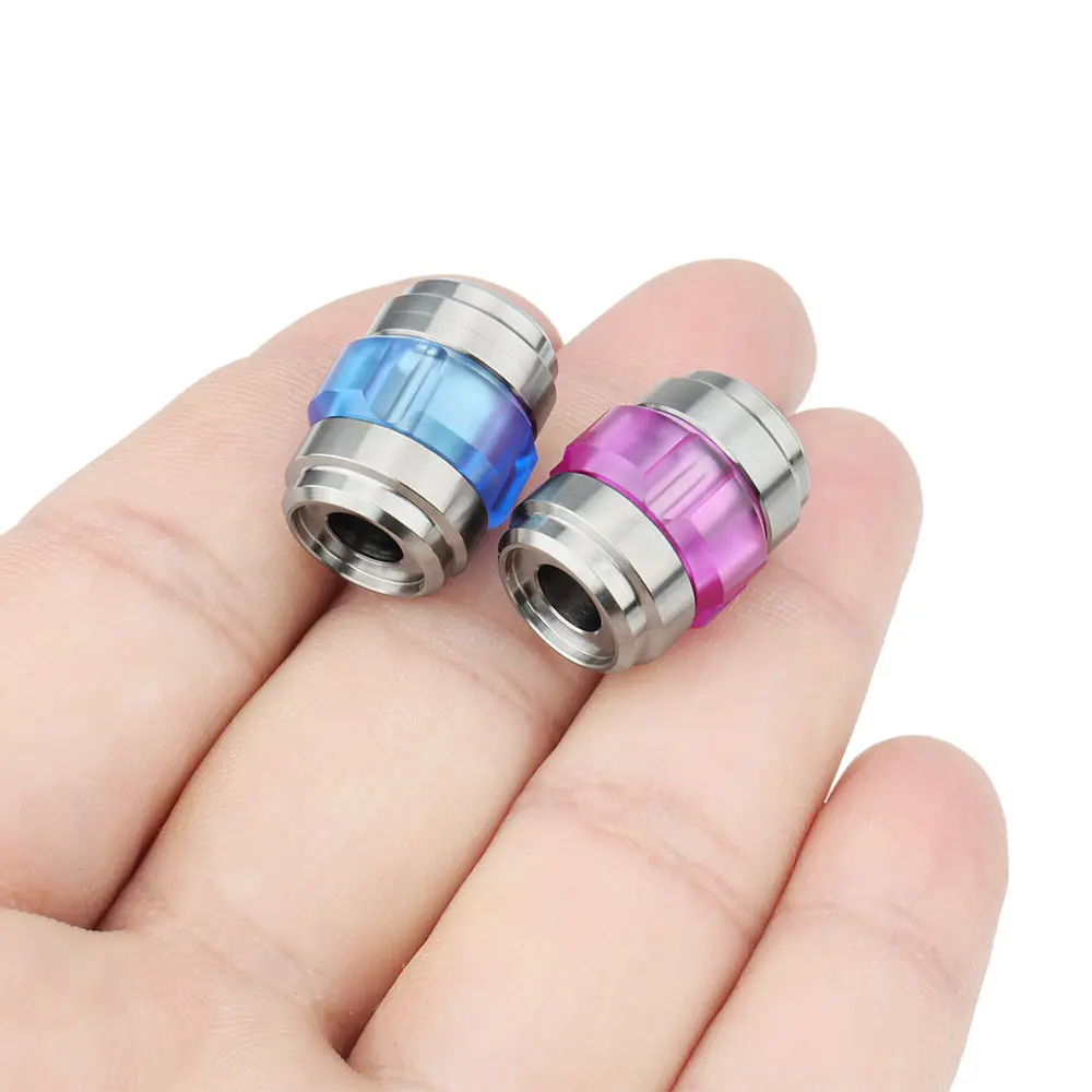 Titanium Alloy Resin Candy Color Knife Bead Paracord Pendant DIY Flashlight Umbrella Rope Anti-lost Beads