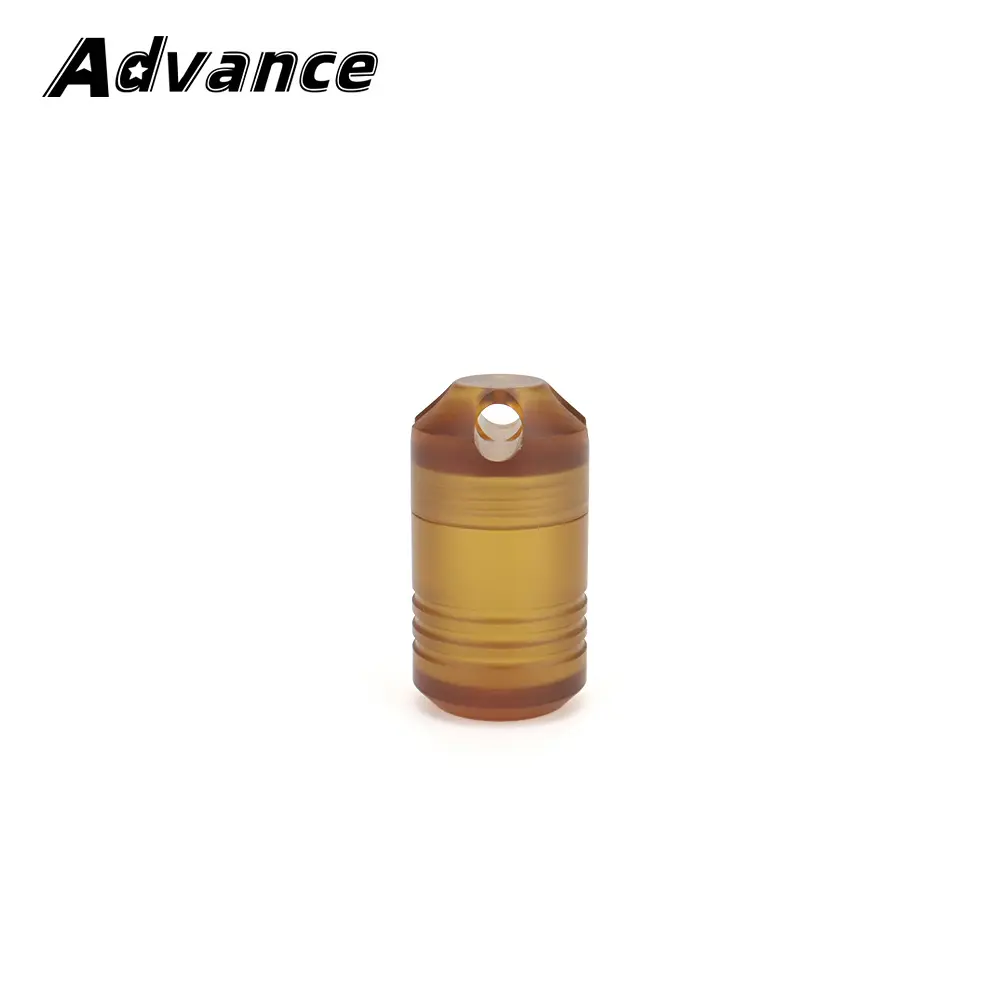 Brown Mini Bottle Sealed Waterproof Bottle Outdoor EDC Tool Portable Small PillBox