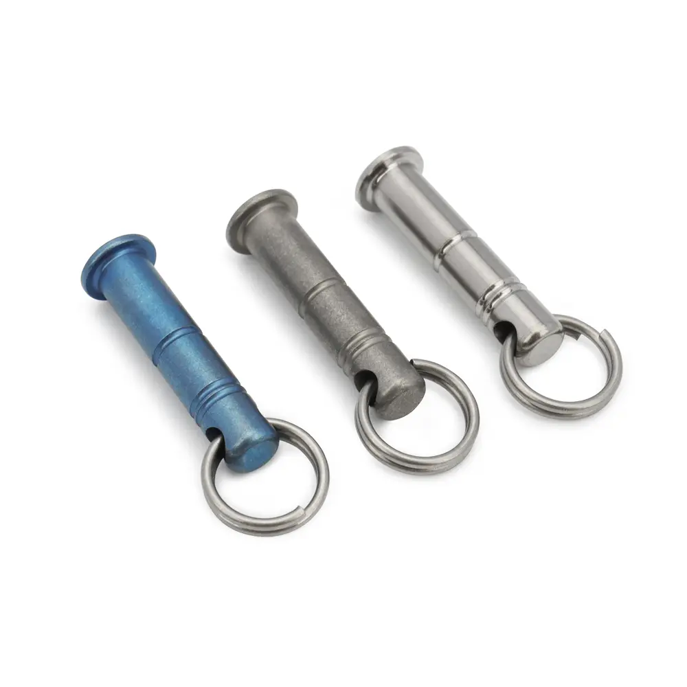 Pendant Accessories Titanium Knife Bead Titanium Alloy Connecting Rod Rope Paracord DIY