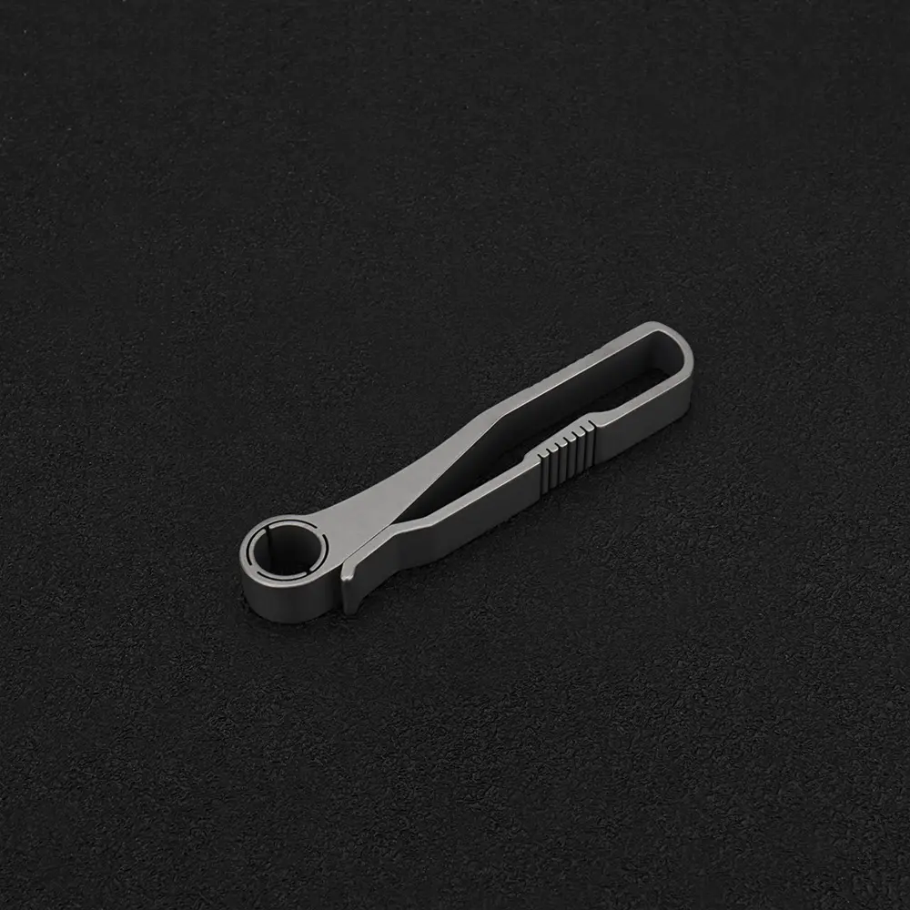 Titanium Alloy Waistband Keychain Waist Belt Buckle Outdoor EDC Tool