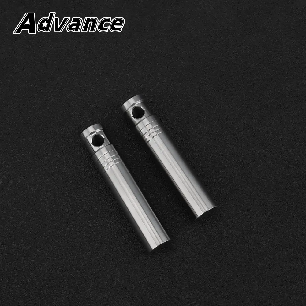 1pc Titanium Alloy Storage Bottle Waterproof Canister Outdoor Tool EDC Pill Samll Bottle Keyring