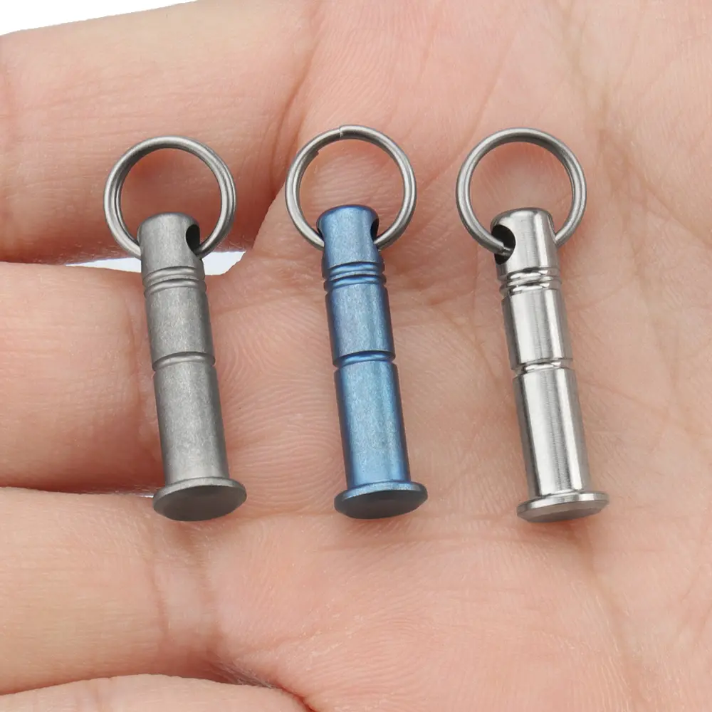 Pendant Accessories Titanium Knife Bead Titanium Alloy Connecting Rod Rope Paracord DIY