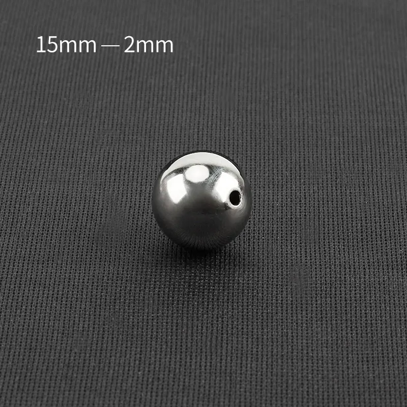 14mm/15mm/16mm Ball Titanium Alloy Knife Beads EDC Titanium Ball Paracord Bead DIY Bracelet Keyring Accessories