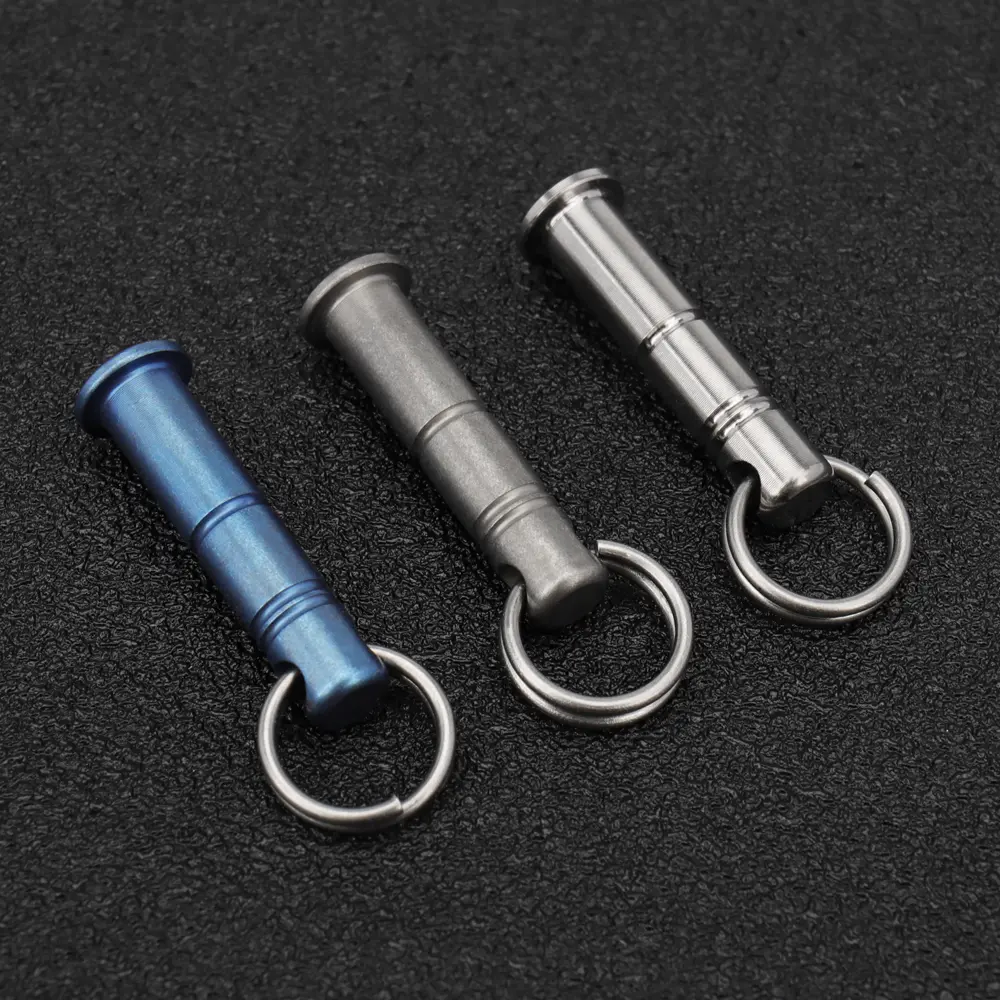 Pendant Accessories Titanium Knife Bead Titanium Alloy Connecting Rod Rope Paracord DIY