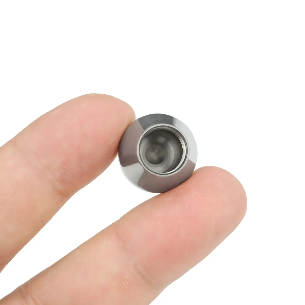 Mini Titanium Alloy Seal Bottle Waterproof Bottles Water Drop Shape Outdoor Camping EDC Tool Titanium Sealed