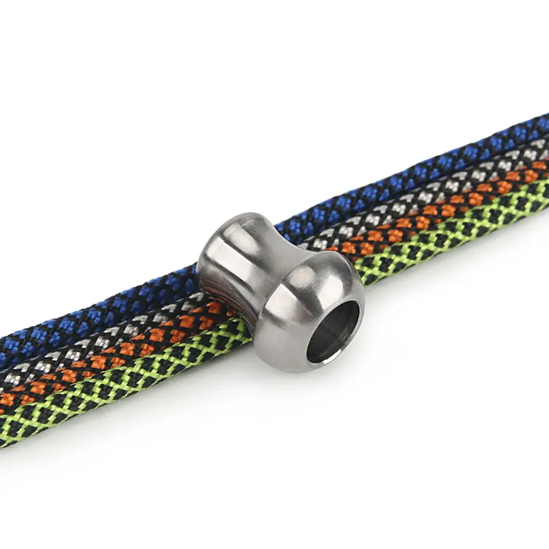 Umbrella Rope Accessories Titanium Alloy Knife Beads DIY Paracord Bead Keyring Accessories