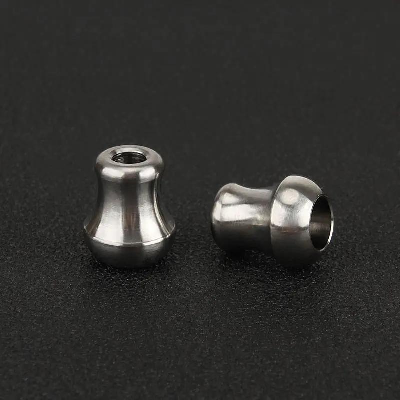 Umbrella Rope Accessories Titanium Alloy Knife Beads DIY Paracord Bead Keyring Accessories