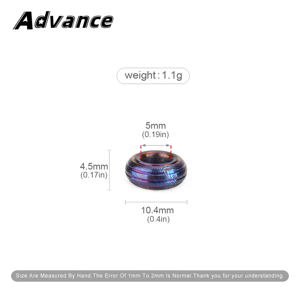 1pc Paracord Small Bead Bracelet Spacer Titanium Alloy Paracord Rope Beads DIY Pendant