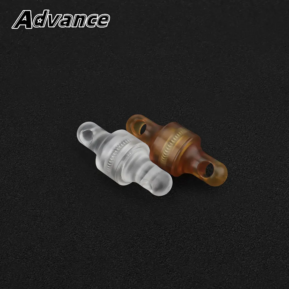 Transparent Plastic Keychain Buckle Resin Key Waist Ring Outdoor Tool EDC