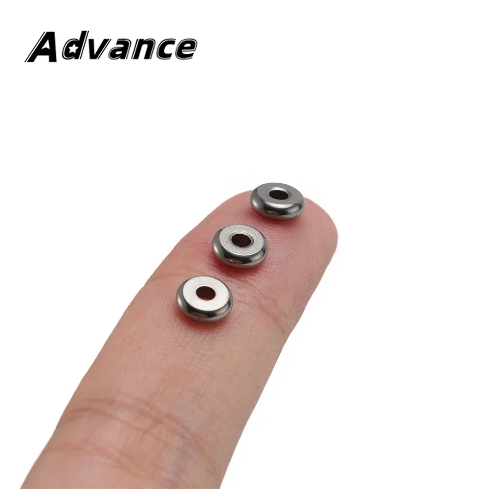 10pcs Mini Size Titanium Alloy Beads DIY Braided Paracord Bead Umbrella Rope Pendant Keyring Accessories
