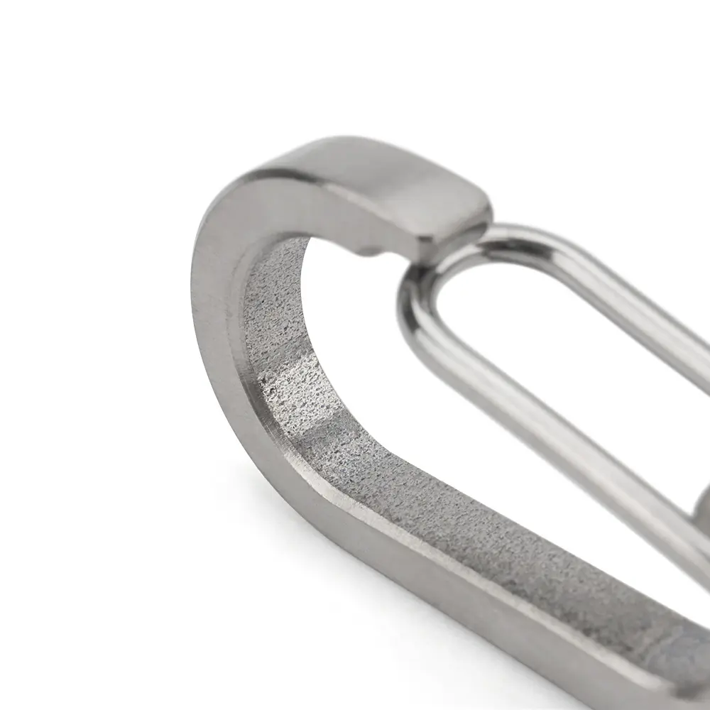 3pcs Wholesale Titanium Alloy Buckle Outdoor EDC Tool Keychain Brushed Surface