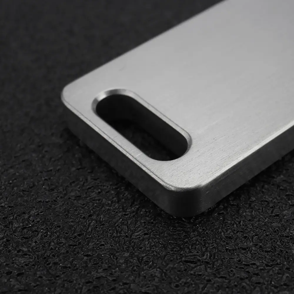 3pcs/5pcs Wholesale Titanium Alloy Blank Plate EDC Keychain Pendant Keyring Outdoor Tool Accessories