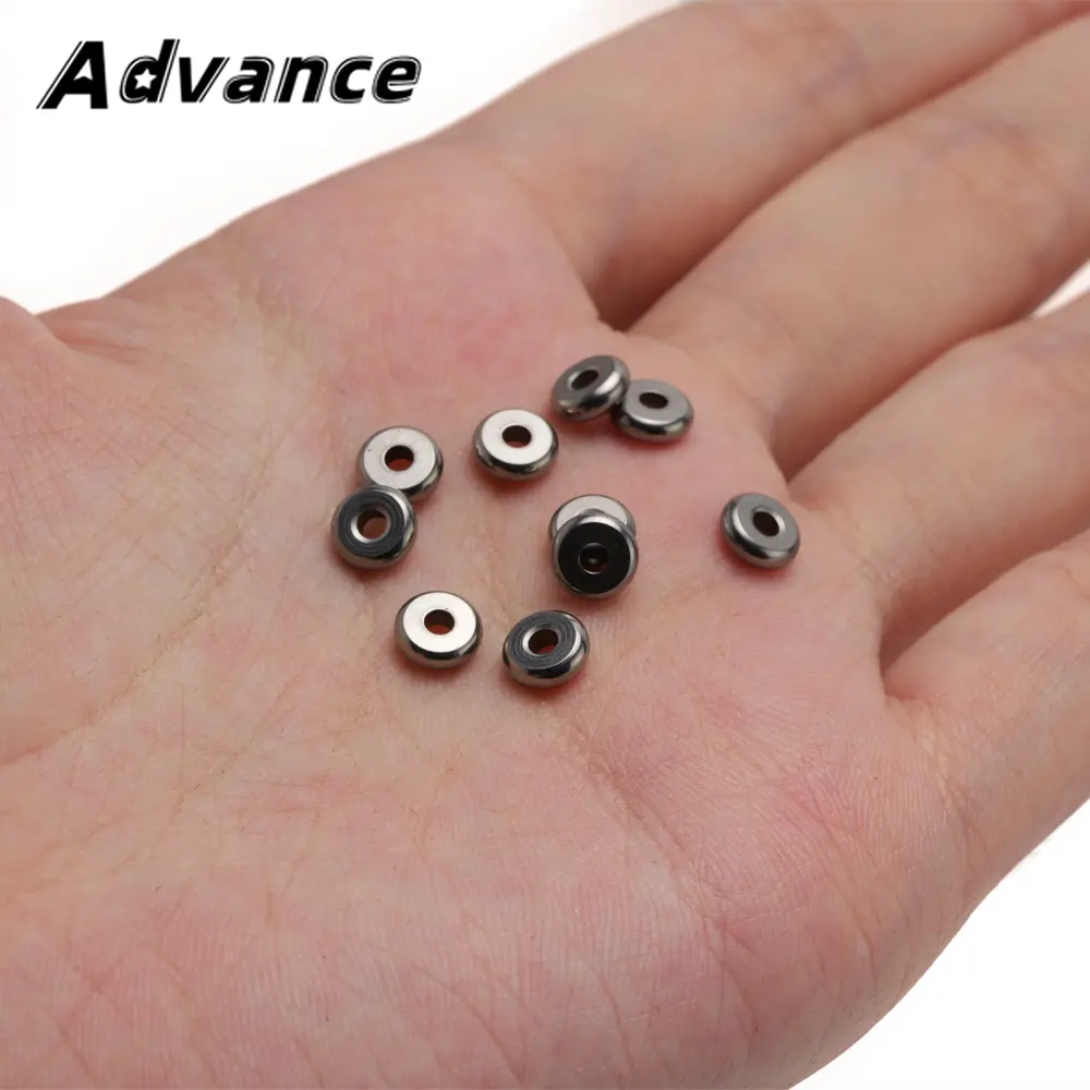 10pcs Mini Size Titanium Alloy Beads DIY Braided Paracord Bead Umbrella Rope Pendant Keyring Accessories