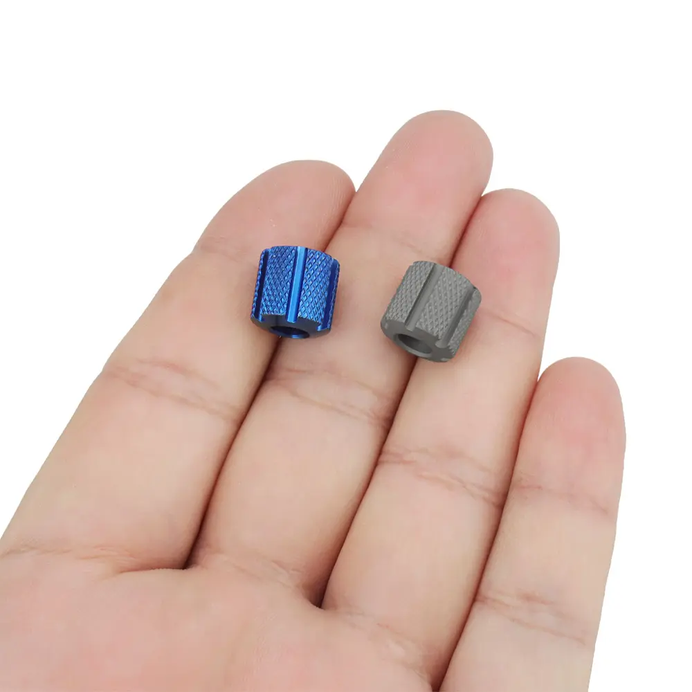 Titanium Alloy Beads Tail Pendant Paracord Rope Bead DIY Pendant Keychain Outdoor Tool Accessories