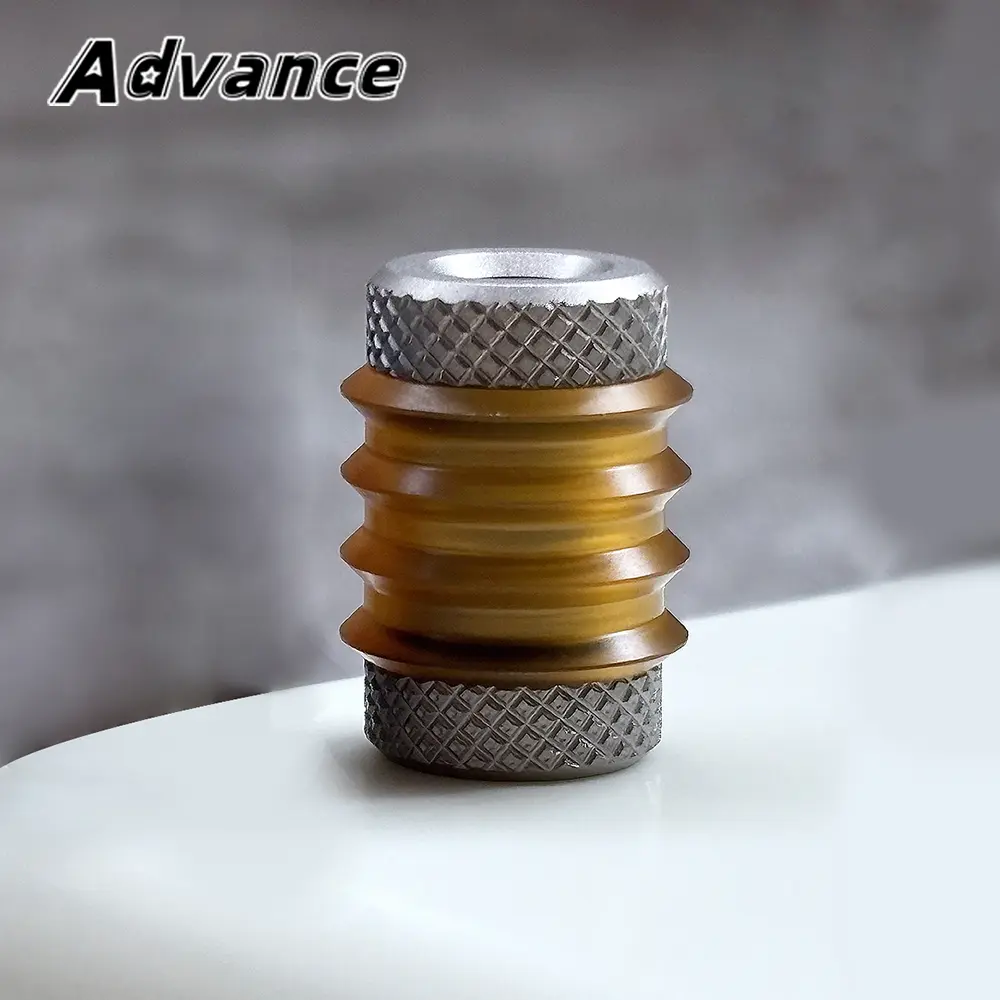PEI/Titanium Alloy Paracord Bead Pendant Accessory Necklace Backpack Zip Head Rope Bead