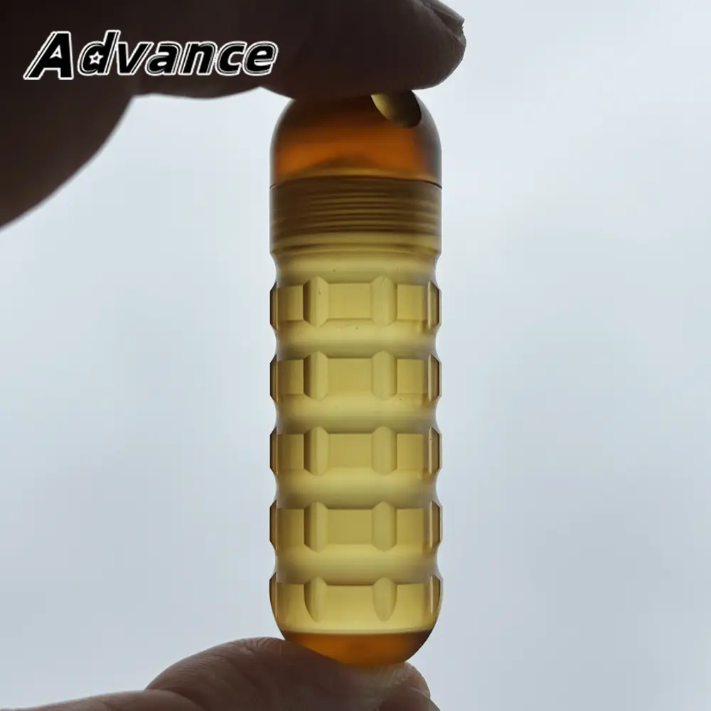 PEI Small Bottle Sealed Waterproof Bottle Outdoor EDC Tool Portable Small PillBox