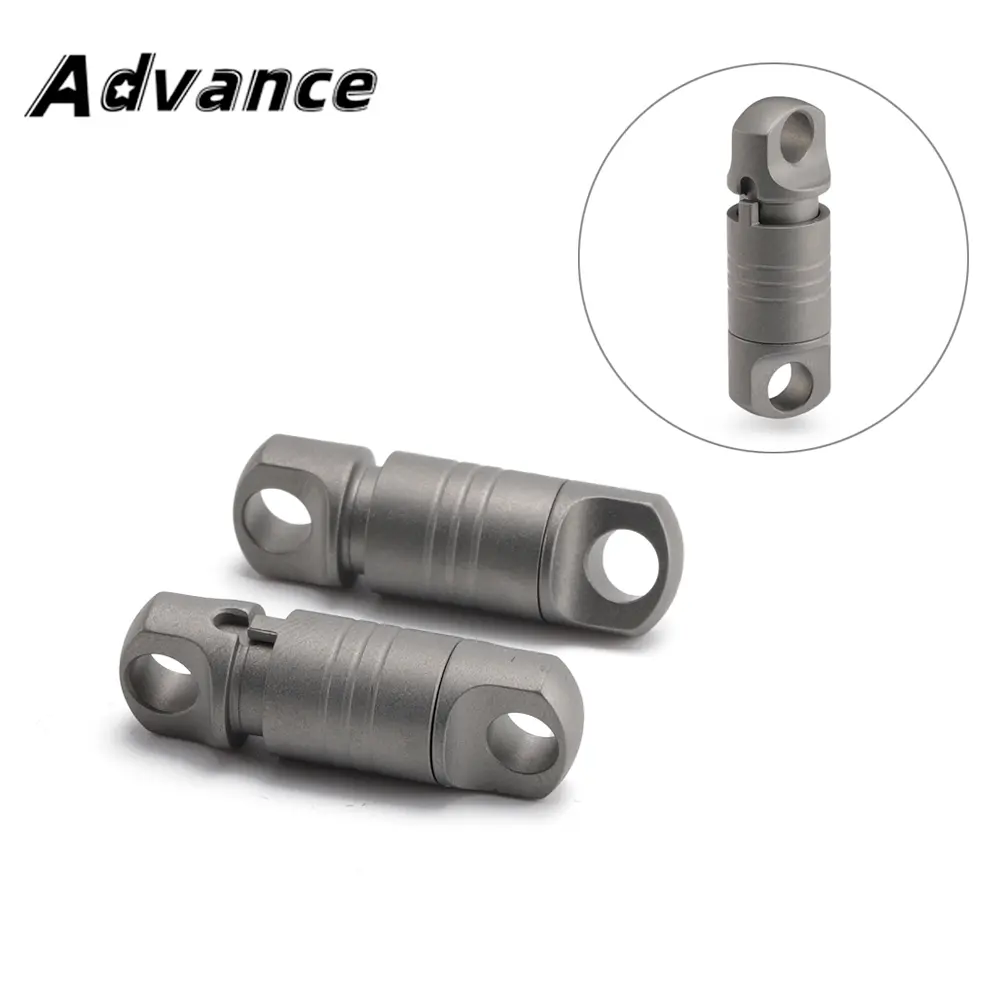 Titanium Alloy Quick Release Keychain Keyring Connecting Buckle EDC Outdoor Tool