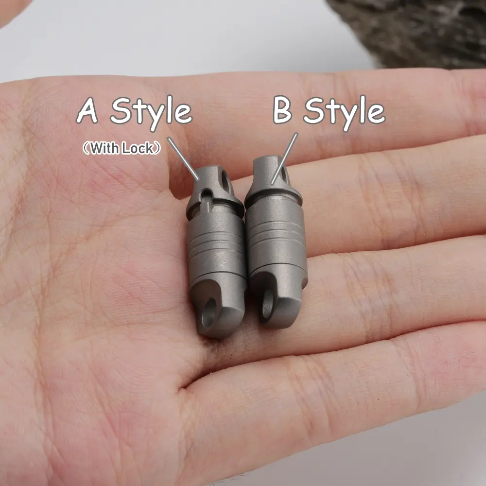 Titanium Alloy Quick Release Keychain Keyring Connecting Buckle EDC Outdoor Tool