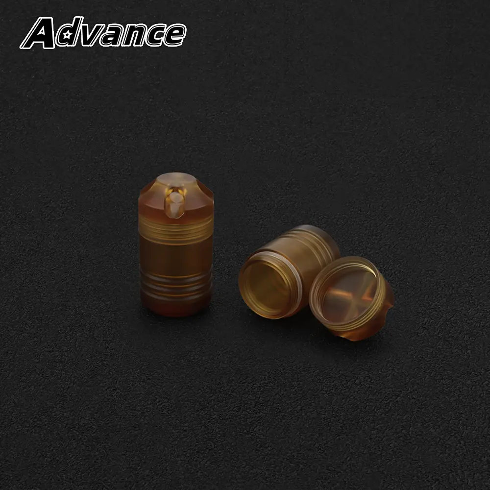 Brown Mini Bottle Sealed Waterproof Bottle Outdoor EDC Tool Portable Small PillBox