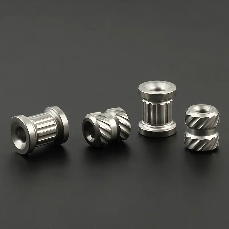 Titanium Alloy TC4 Beads EDC Tool DIY Roman Column Paracord Bead Spray Sand Wash