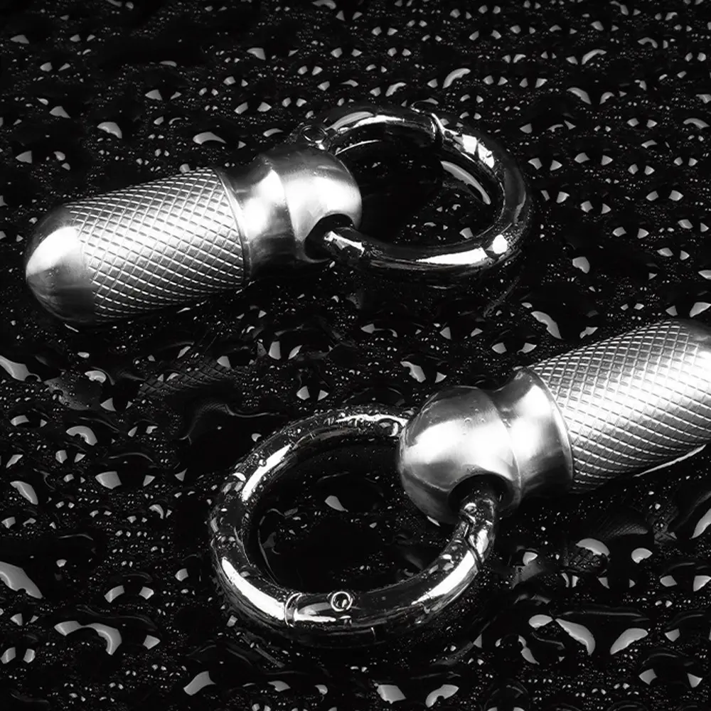1pc Small Titanium Alloy Bottle Key Pendant Waterproof Seal Storage Bottle Outdoor Tool