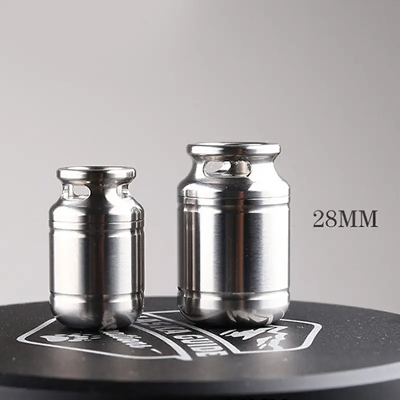 S/L Titanium Alloy Seal Bottle Canned Shape Waterproof Bottles Mini Titanium Bottle Outdoor Tool