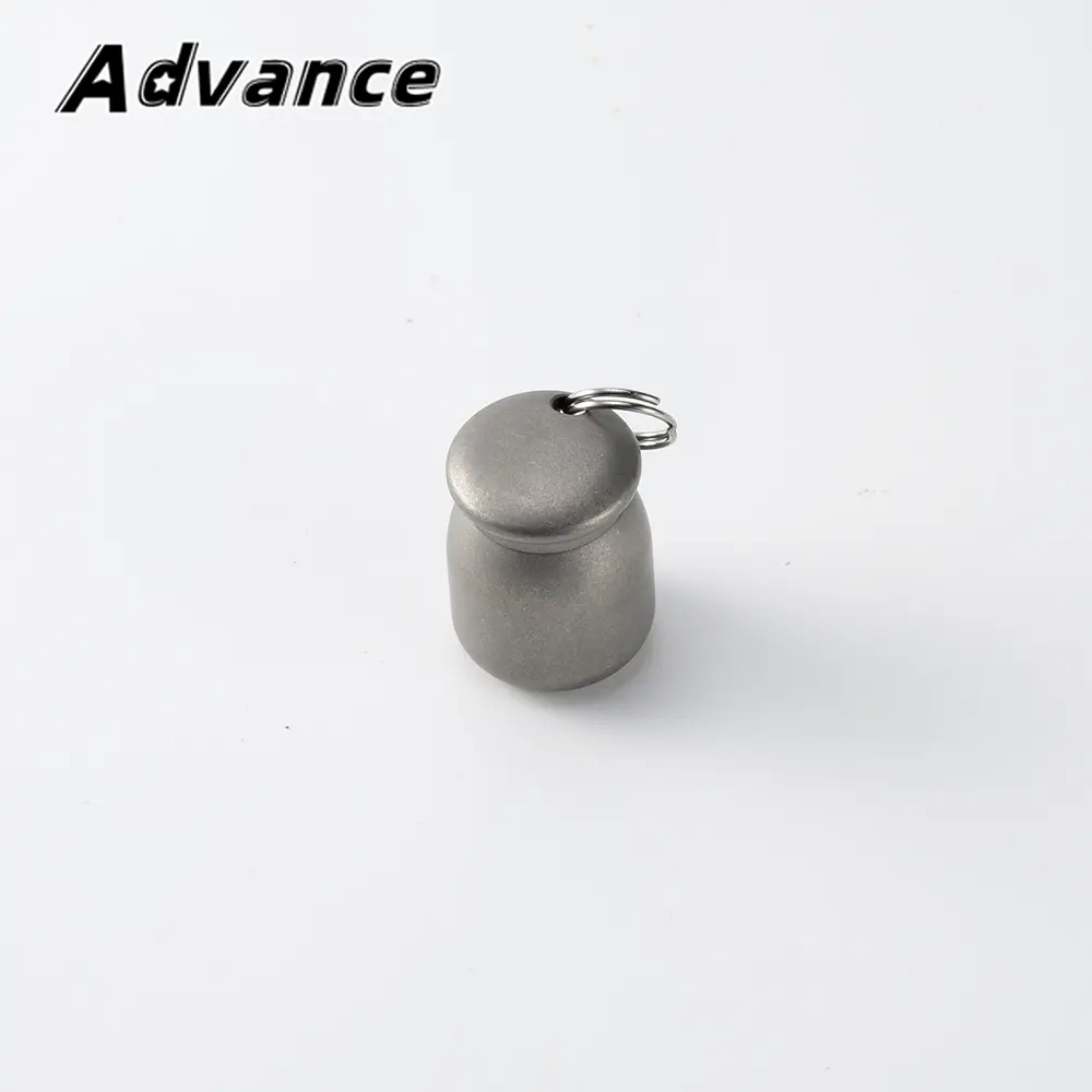 Titanium Alloy Small Bottle Waterproof Seal Bottle Storage Box Outdoor Camping Tool