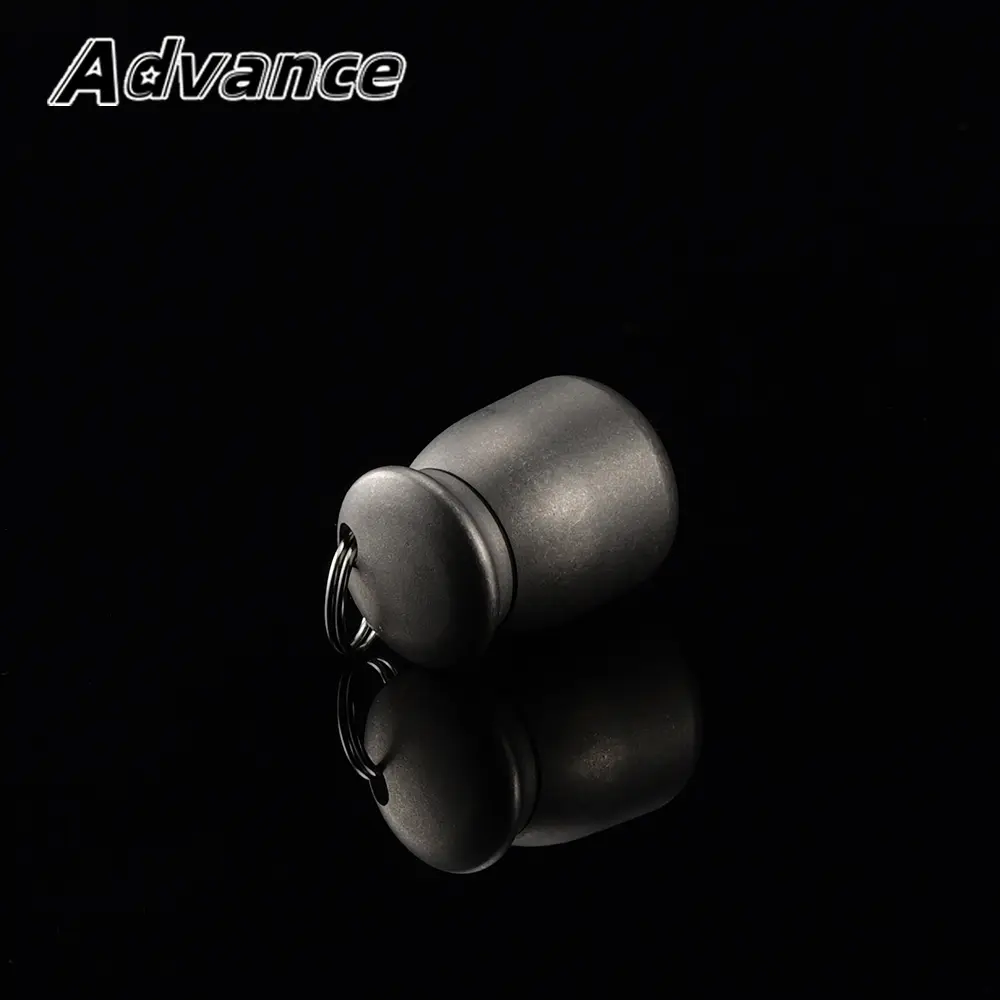 Titanium Alloy Small Bottle Waterproof Seal Bottle Storage Box Outdoor Camping Tool