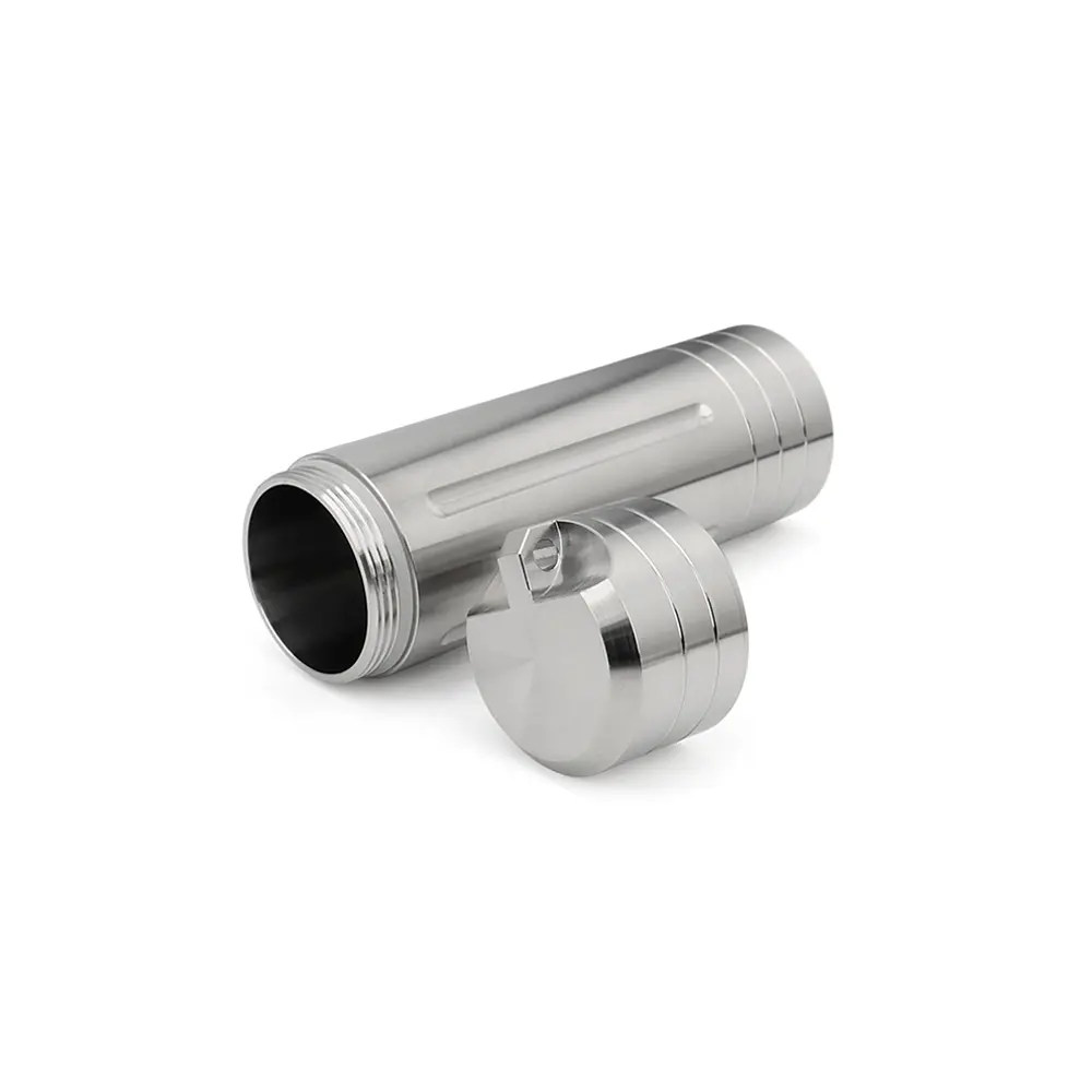 TC4 Titanium Alloy Portable Bottle Outdoor Camping Moisture-proof Waterproof Light-proof Storage Small Box