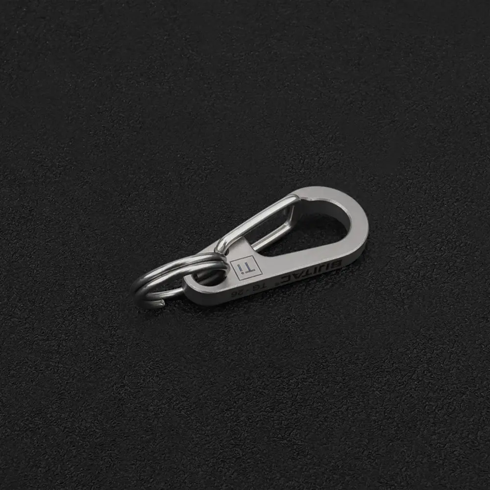 5pcs/3pcs Wholesale Small Titanium Alloy Keychain Buckle Multi-function Car Portable Pocket Outdoor Tool Accessories EDC