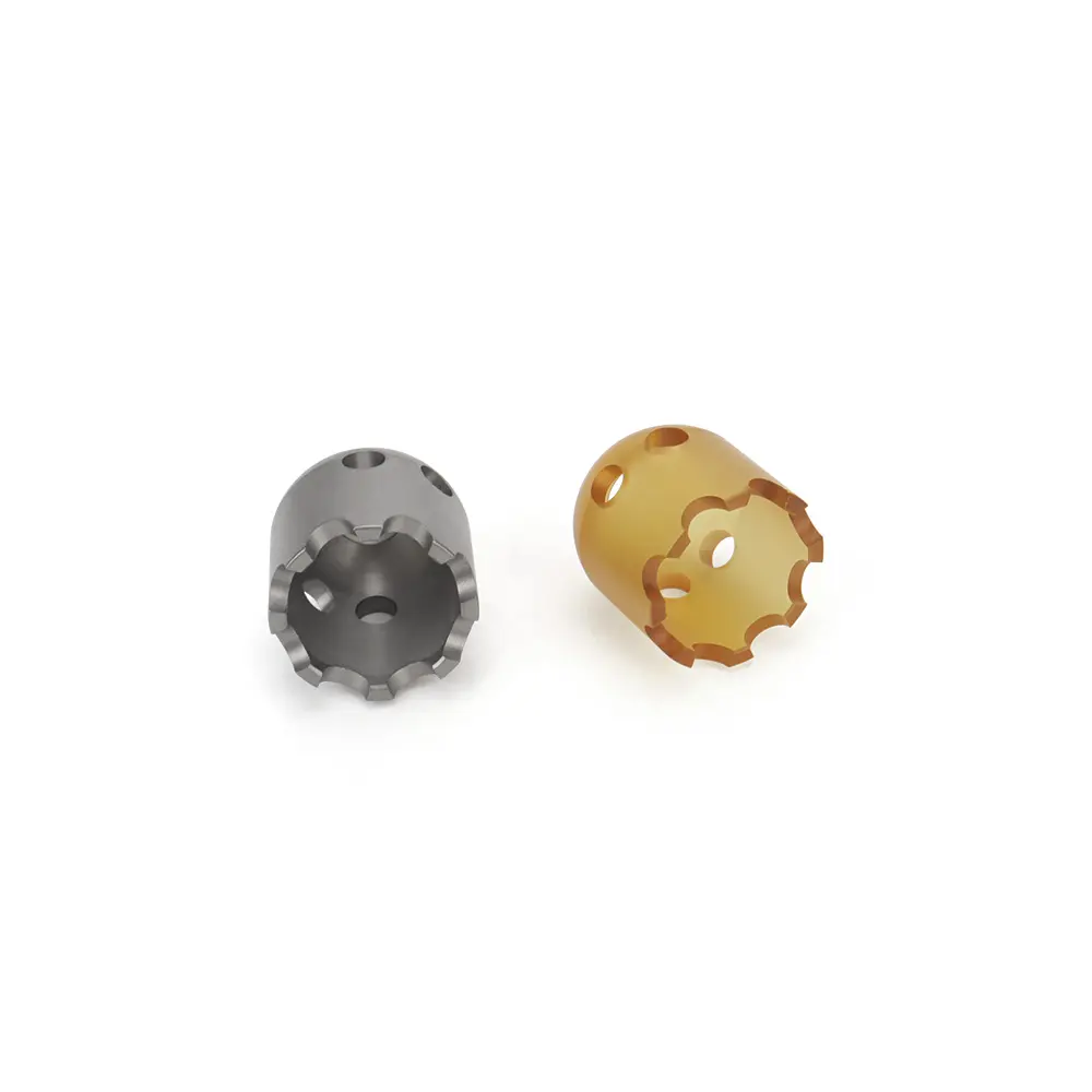 Resin/Titanium Alloy Cute Ghost Shape Bead Paracord Umbrella Rope Outdoor EDC Beads