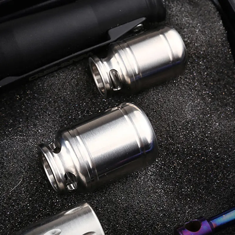 S/L Titanium Alloy Seal Bottle Canned Shape Waterproof Bottles Mini Titanium Bottle Outdoor Tool