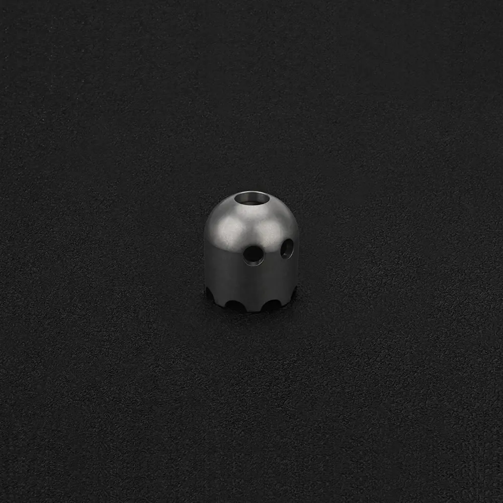 Resin/Titanium Alloy Cute Ghost Shape Bead Paracord Umbrella Rope Outdoor EDC Beads