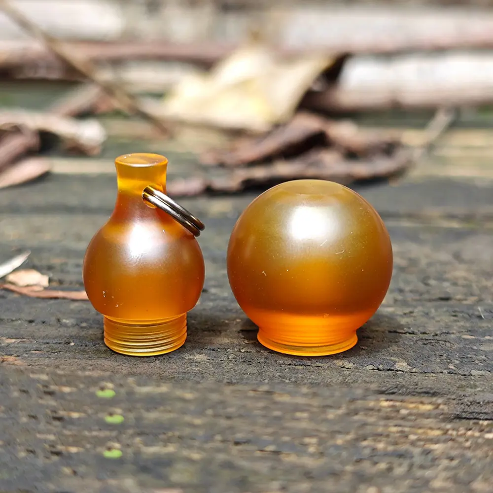 Portable Brown Gourd PEI Multifunctional Bottle Storage Box Outdoor Tool EDC