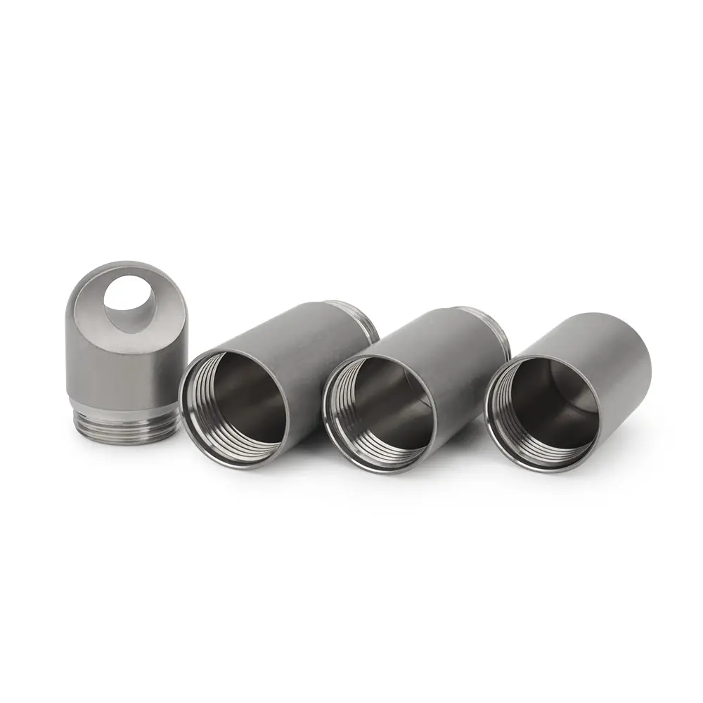 Pill Storage Bottle Titanium Alloy Multi Layer Sealed Bottle Waterproof Outdoor EDC Tool Vial