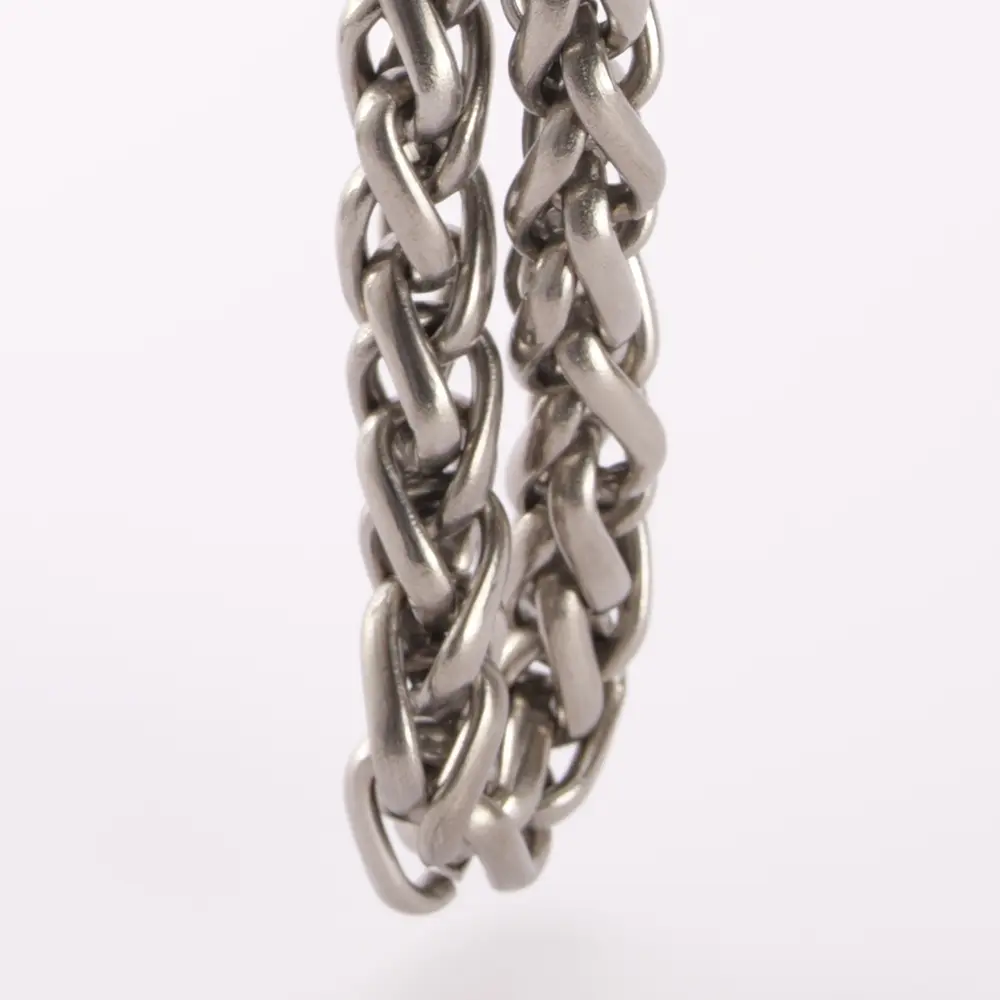19/22cm Short Titanium Alloy Bracelet Chain DIY Keychain Outdoor Tool EDC