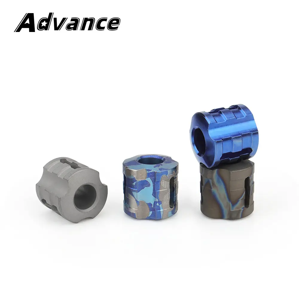 Ultralight Titanium Alloy Paracord Beads Necklace Backpack Bead Pendant  Accessory Portable Outdoor Tools