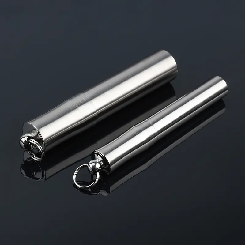 S/L Titanium Alloy Pocket Tools Toothpick Holder Ultralight Portable Pill Case Container For Travel