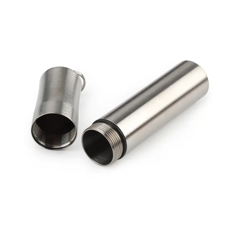 S/L Titanium Alloy Pocket Tools Toothpick Holder Ultralight Portable Pill Case Container For Travel