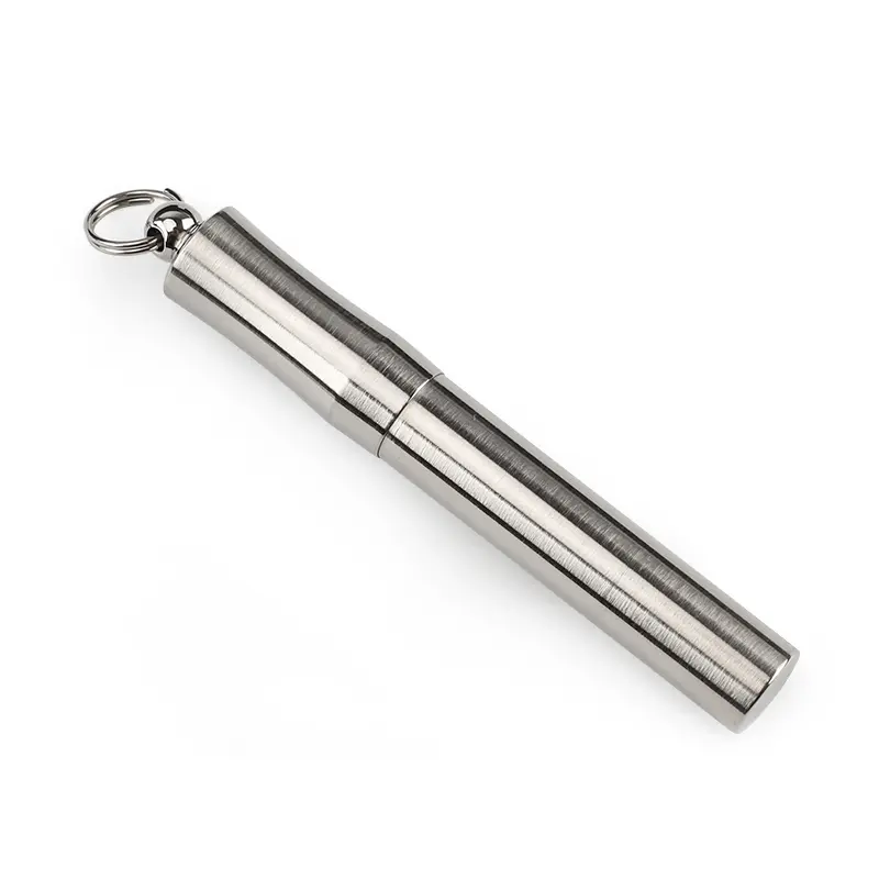 S/L Titanium Alloy Pocket Tools Toothpick Holder Ultralight Portable Pill Case Container For Travel